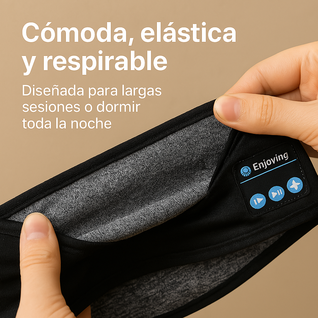 NoizeOff™ – Banda Bluetooth con Cancelación de Ruido
