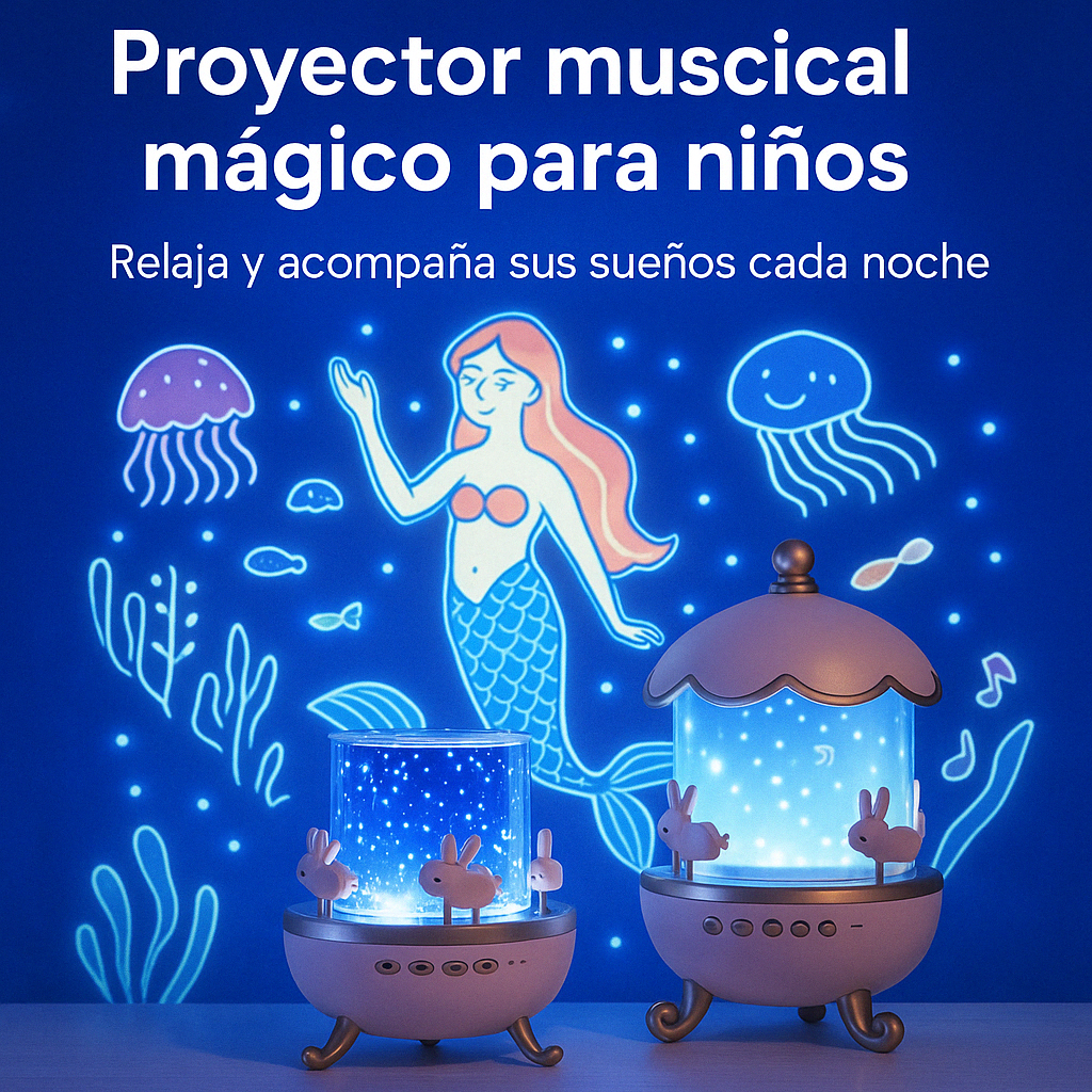 MagicDreams™ – Proyector Musical 3 en 1