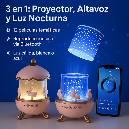 MagicDreams™ – Proyector Musical 3 en 1