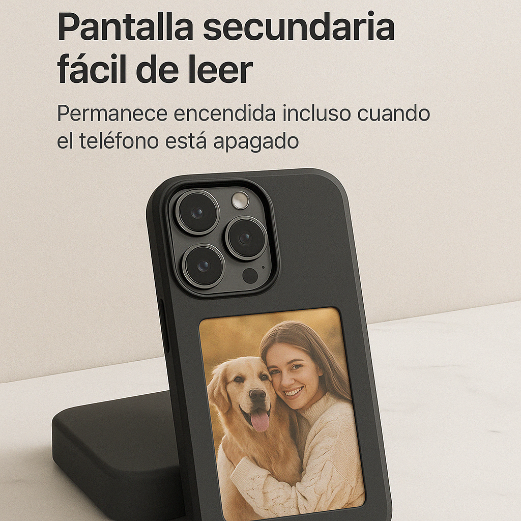SnapFrame™ – Carcasa Inteligente con Pantalla