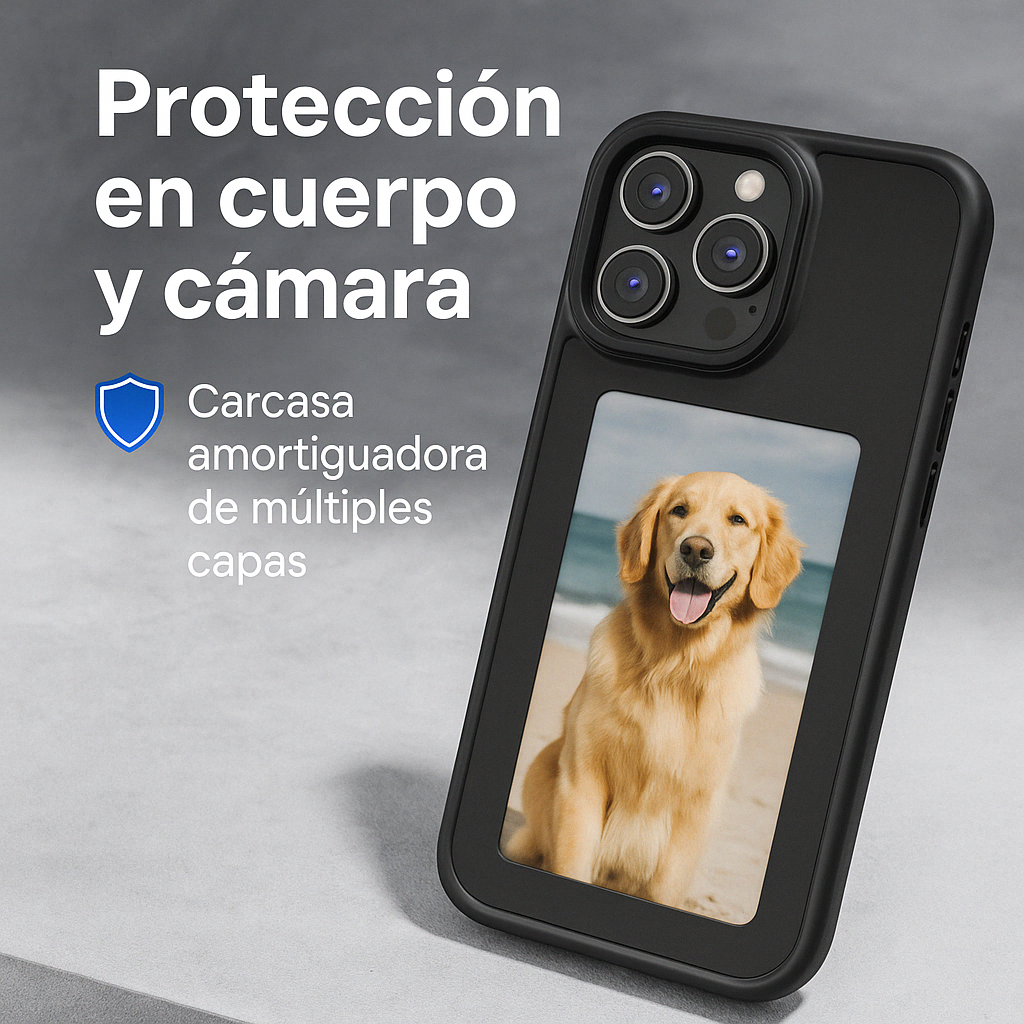 SnapFrame™ – Carcasa Inteligente con Pantalla