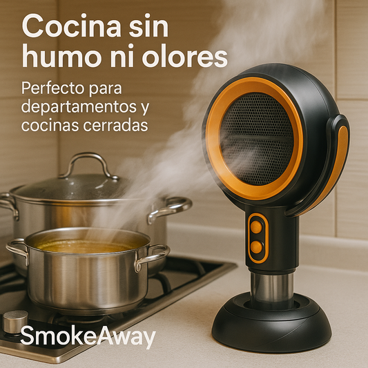 SmokeAway™ | Extractor Portátil para Cocina o Fumadores