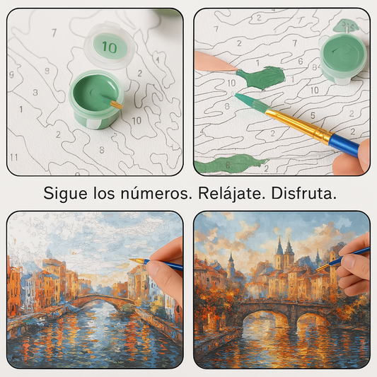 Set de Pintura por Números Tracé™ | Arte Fácil y Relajante