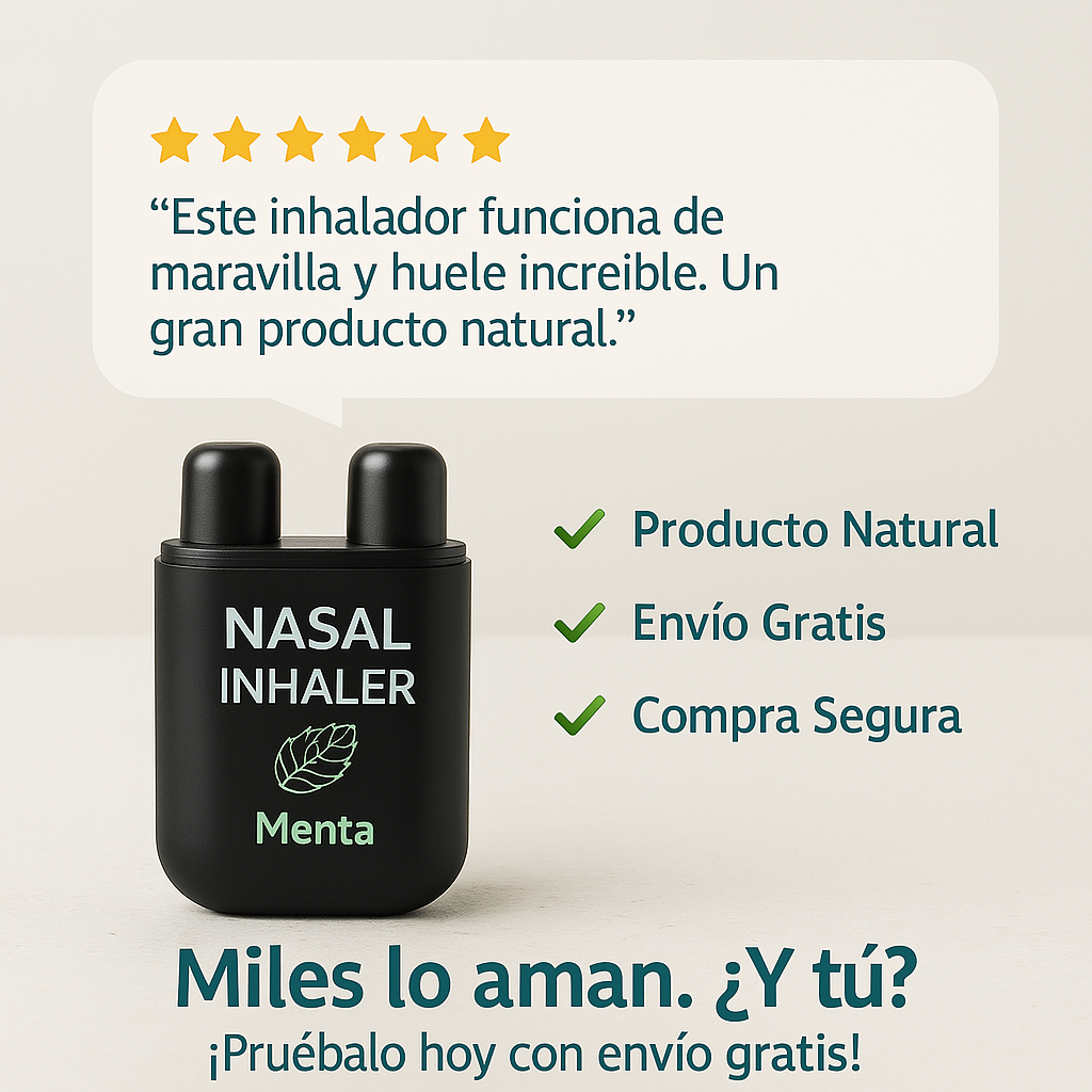 Inhalador Natural ACTIVAIR™ | Energía Instantánea en tu Bolsillo