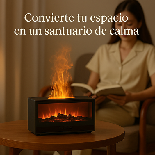 Difusor Chimenea ZenFlame™ 4 en 1 | Aromaterapia, Estilo y Relajación