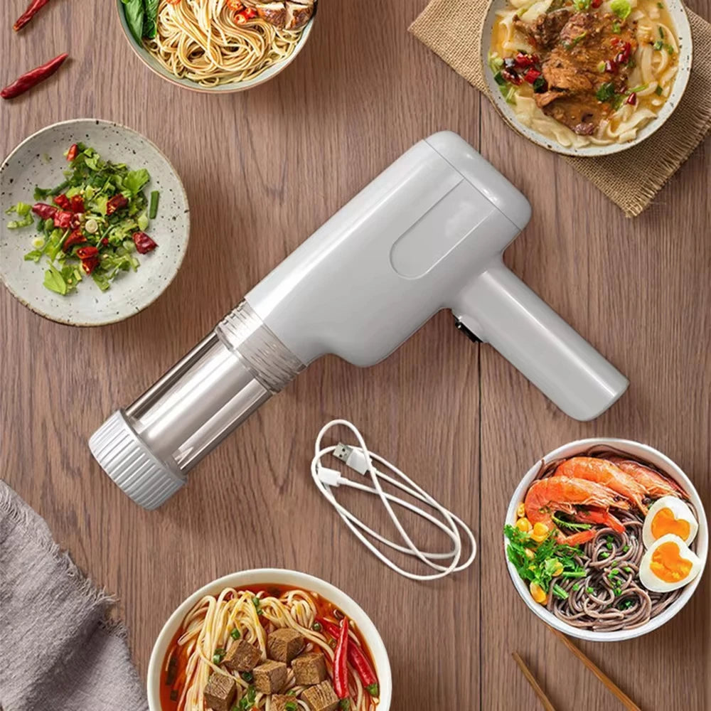 LivitNow™ – Máquina Eléctrica de Pasta Casera con 6 Moldes Intercambiables