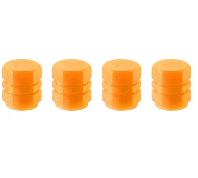 GlowCaps™ – Tapas Fluorescentes para Válvulas de Ruedas (4 un.)