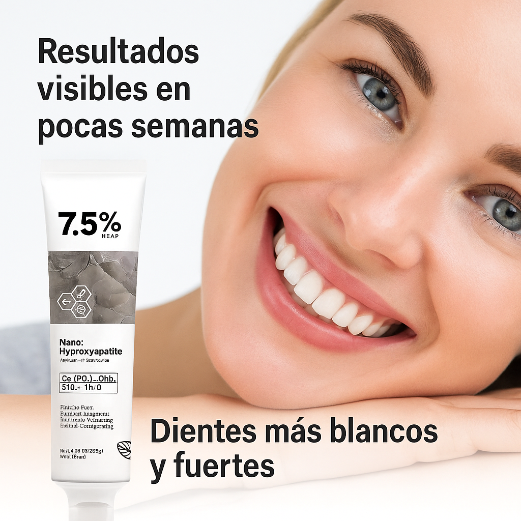 WhiteNova 120g – Pasta Dental Blanqueadora Reparadora con Nano-Hydroxyapatite 7.5%