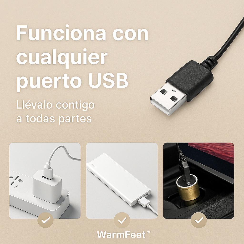 WarmFeet™ – Almohadilla Térmica para Pies