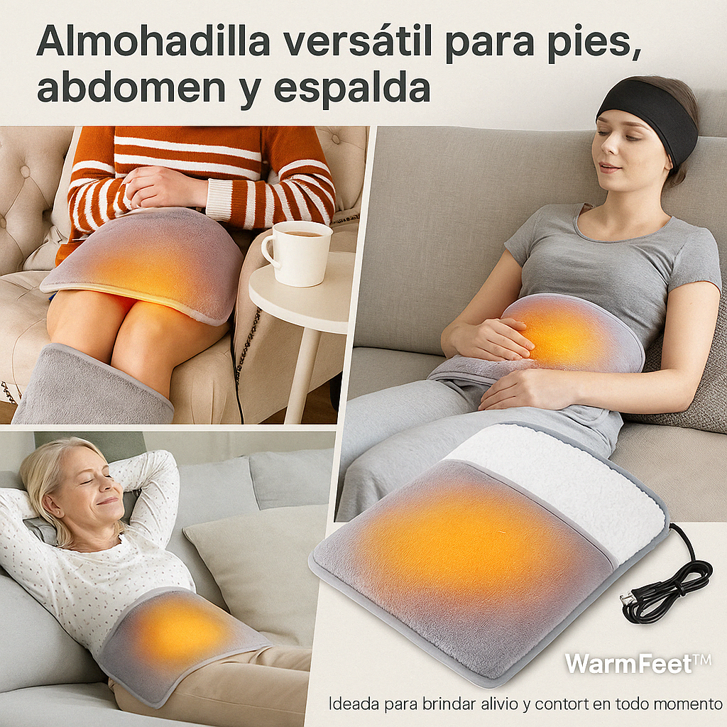 WarmFeet™ – Almohadilla Térmica para Pies
