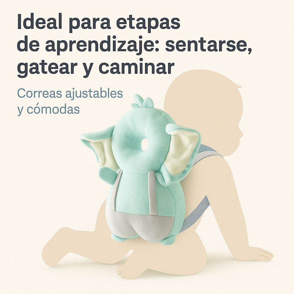 HeadGuard™ – Mochila Protectora para Bebés