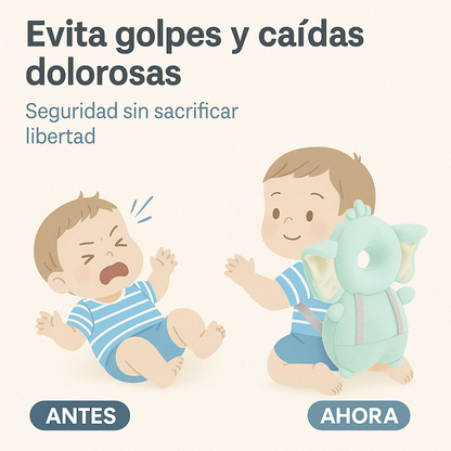 HeadGuard™ – Mochila Protectora para Bebés