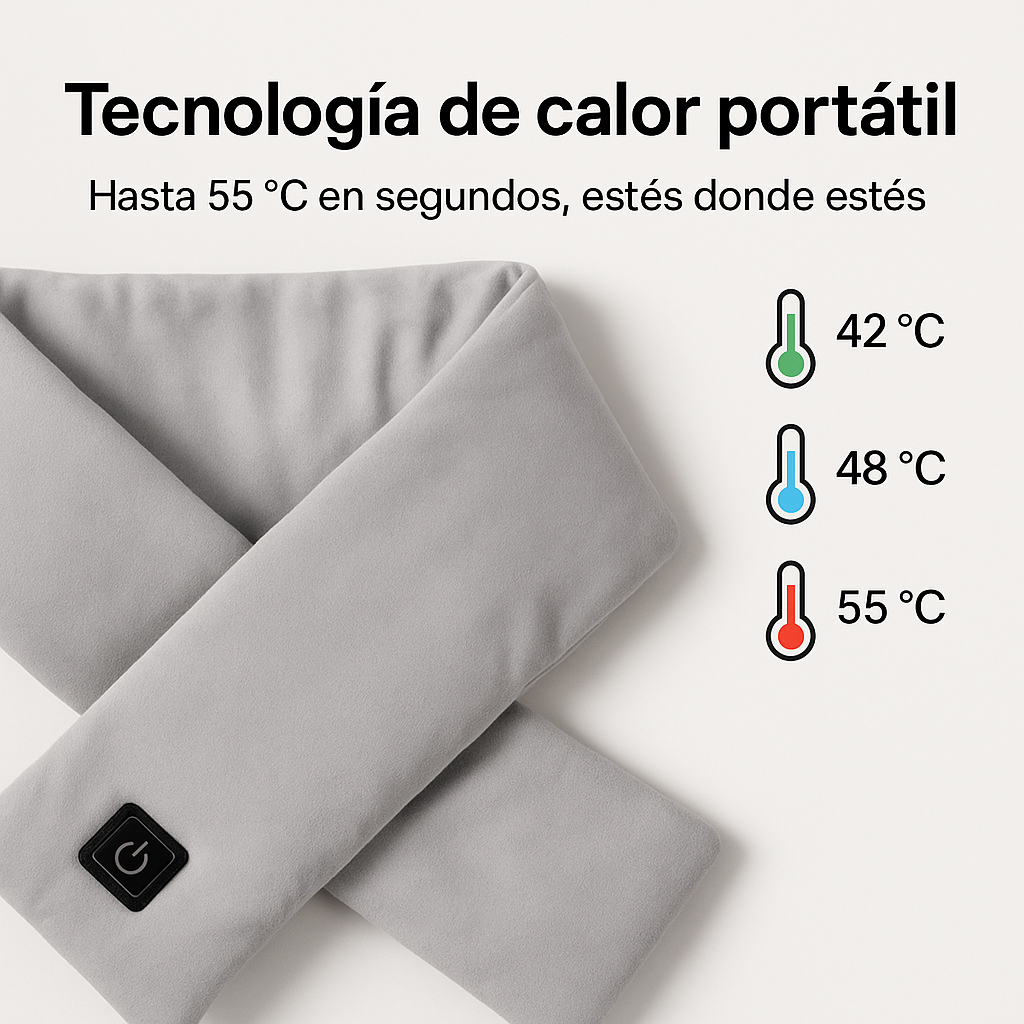 Bufanda Scaldasono™ – Calor Instantáneo en 3 Niveles