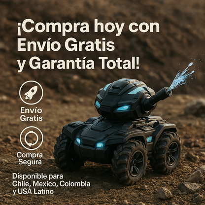 Tanque StormBlaster™ RC Acrobático 4x4 | ¡Diversión extrema al instante!