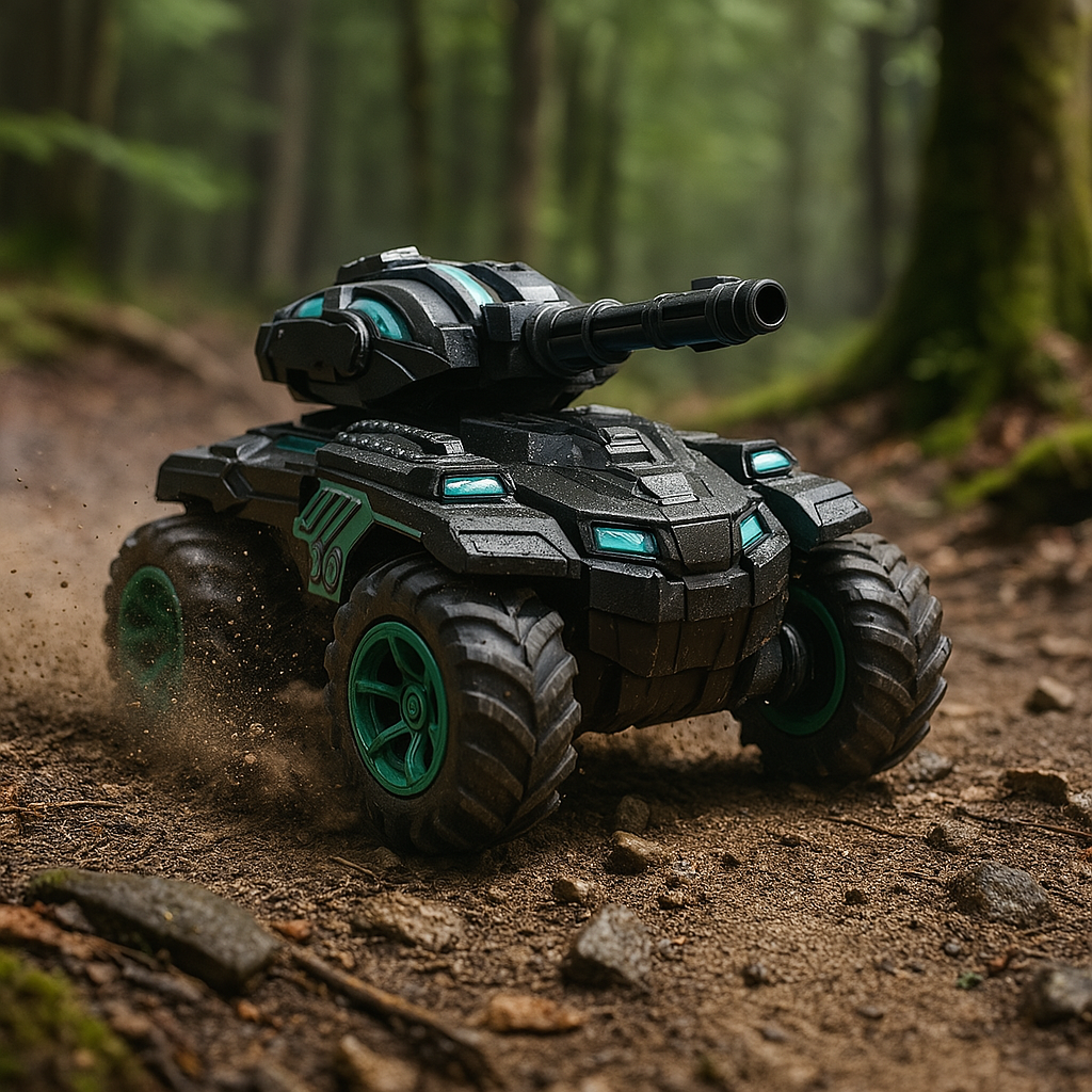 Tanque StormBlaster™ RC Acrobático 4x4 | ¡Diversión extrema al instante!