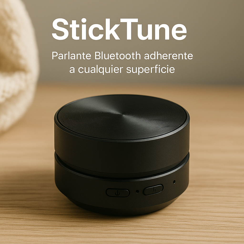StickTune™ – Parlante Bluetooth adherente a cualquier superficie