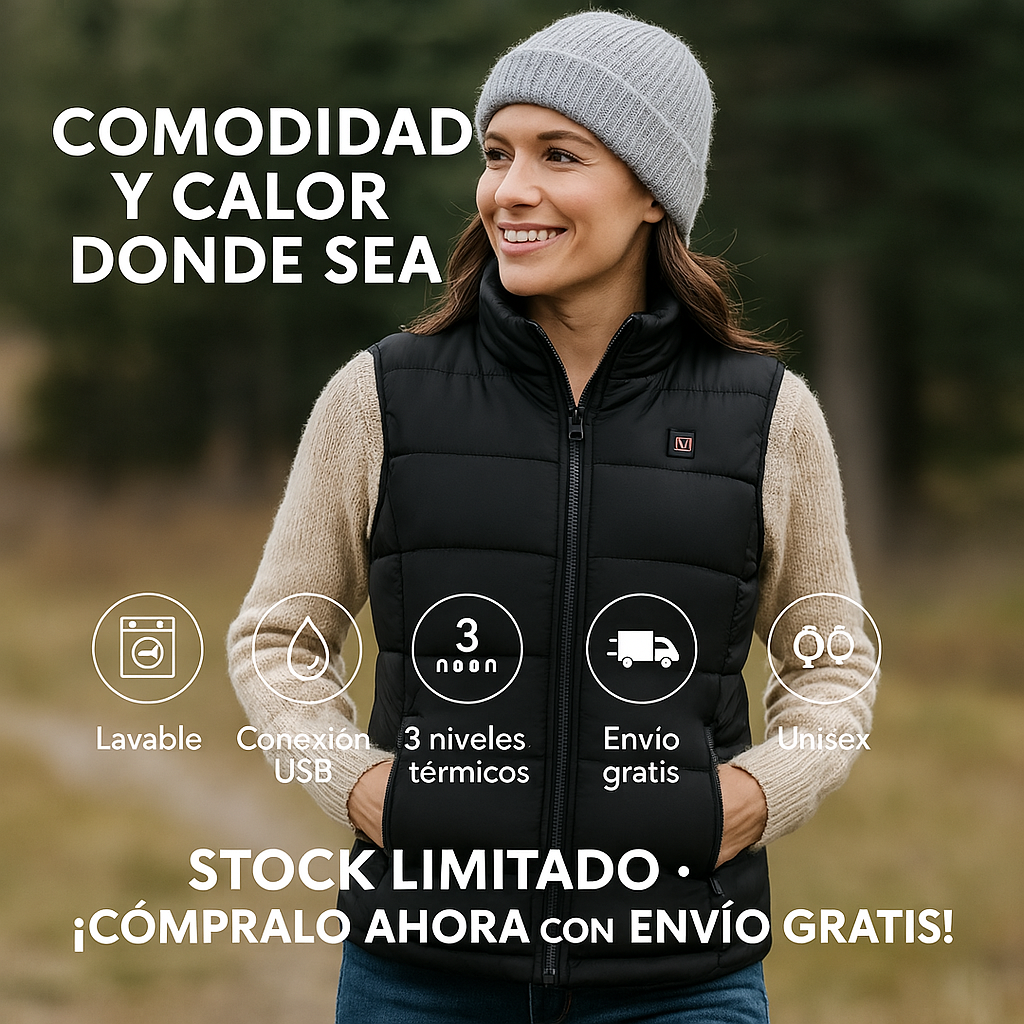 Chaqueta Calefaccionada Unisex WarmEdge™ con Control de Temperatura