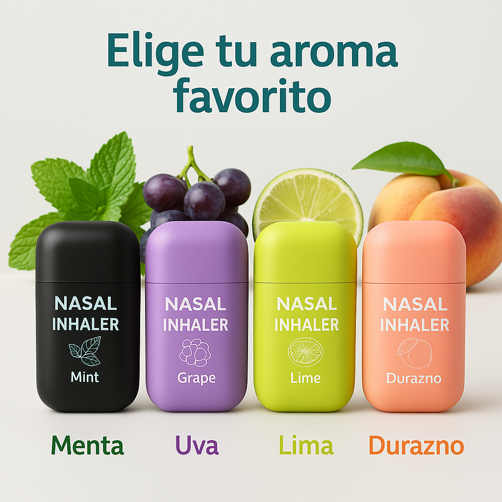 Inhalador Natural ACTIVAIR™ | Energía Instantánea en tu Bolsillo