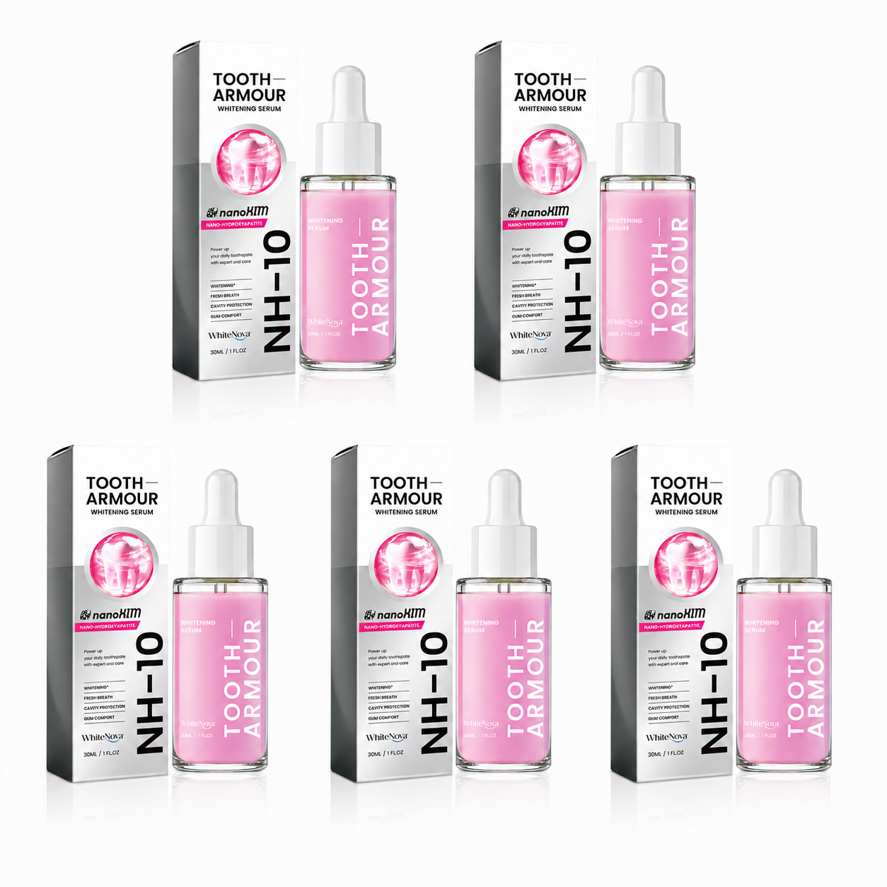Serum Dental WhiteNova NH-10 con Nano-Hidroxiapatita | Blanquea y Refuerza el Esmalte