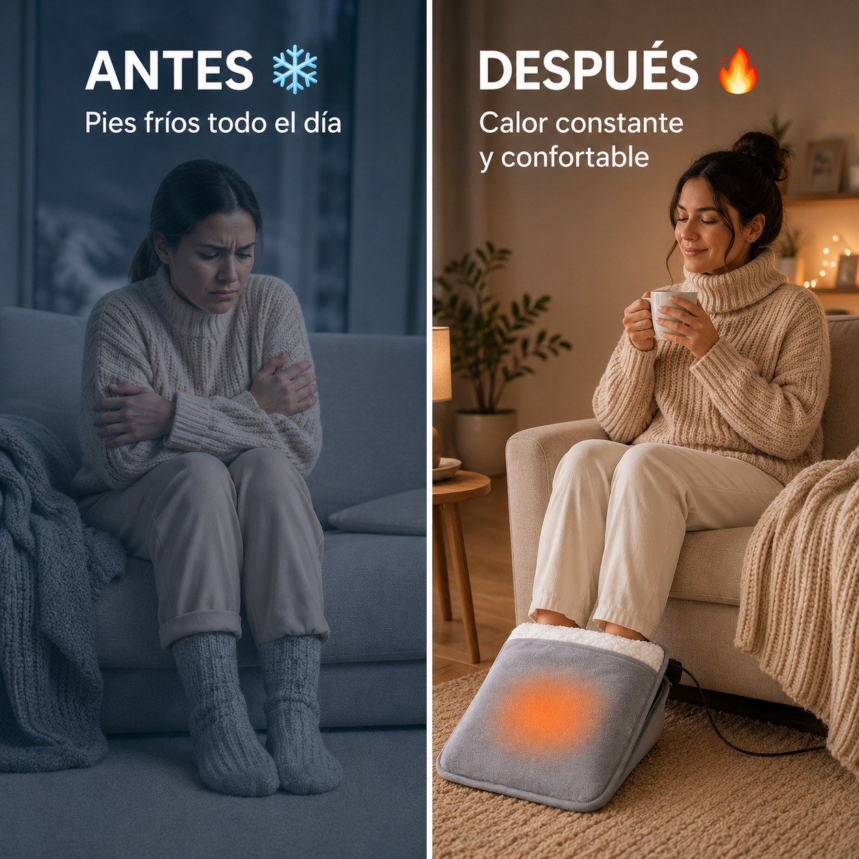 WarmFeet™ – Almohadilla Térmica para Pies