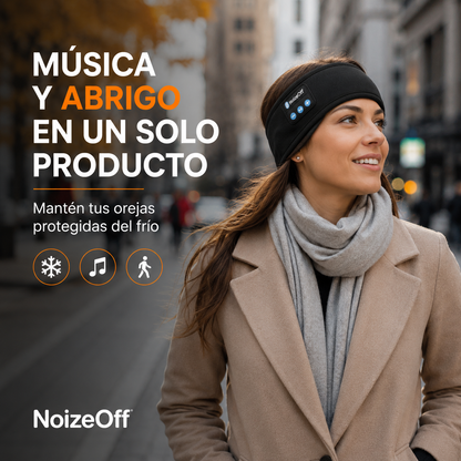 NoizeOff™ – Banda Bluetooth con Cancelación de Ruido