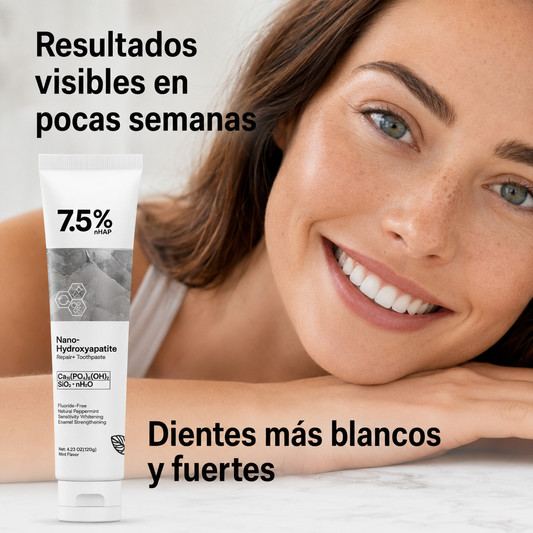 WhiteNova 120g – Pasta Dental Blanqueadora Reparadora con Nano-Hydroxyapatite 7.5%