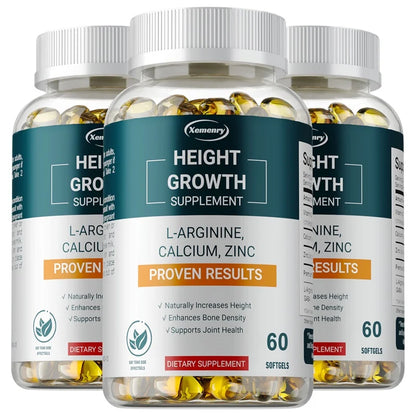 Suplemento Crecimiento Estatura GrowMax™ | Fortalece Huesos y Estimula el Desarrollo Natural