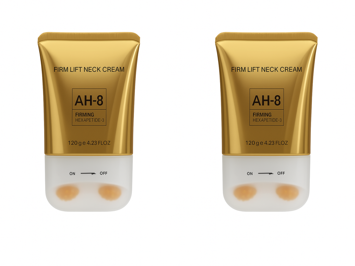Crema Reafirmante Cuello NeckLift AH-8 con Masajeador 360° | Reduce Líneas y Flacidez