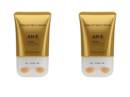 Crema Reafirmante Cuello NeckLift AH-8 con Masajeador 360° | Reduce Líneas y Flacidez